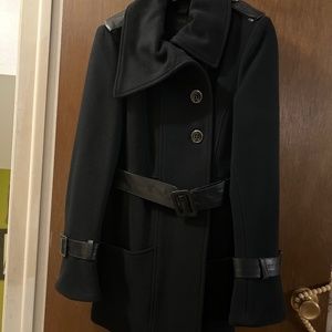 Mackage wool and leather coat